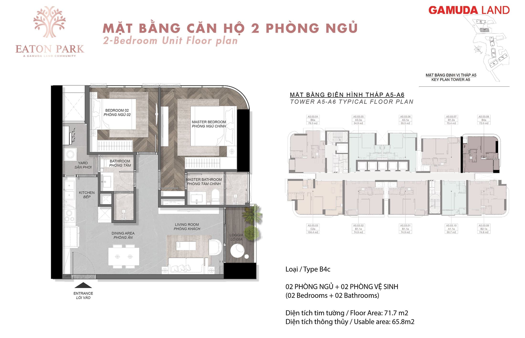 B4c tòa tháp A5 và A6